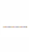 Luxuriöses 18 Karat Rotgold Tennisarmband Iris mit 60 bunten Multicolour-Saphiren⁠