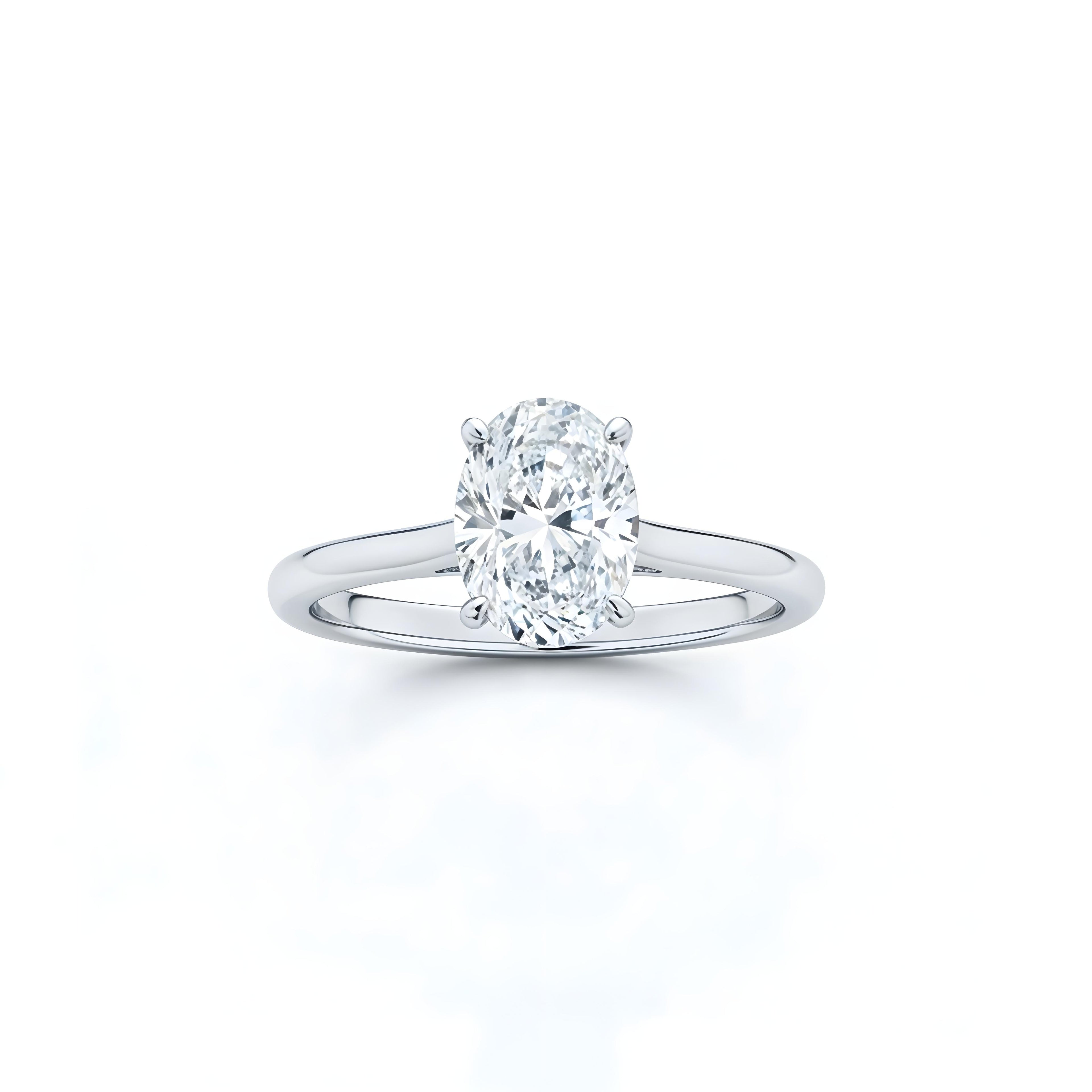 Diamantring Ovalis