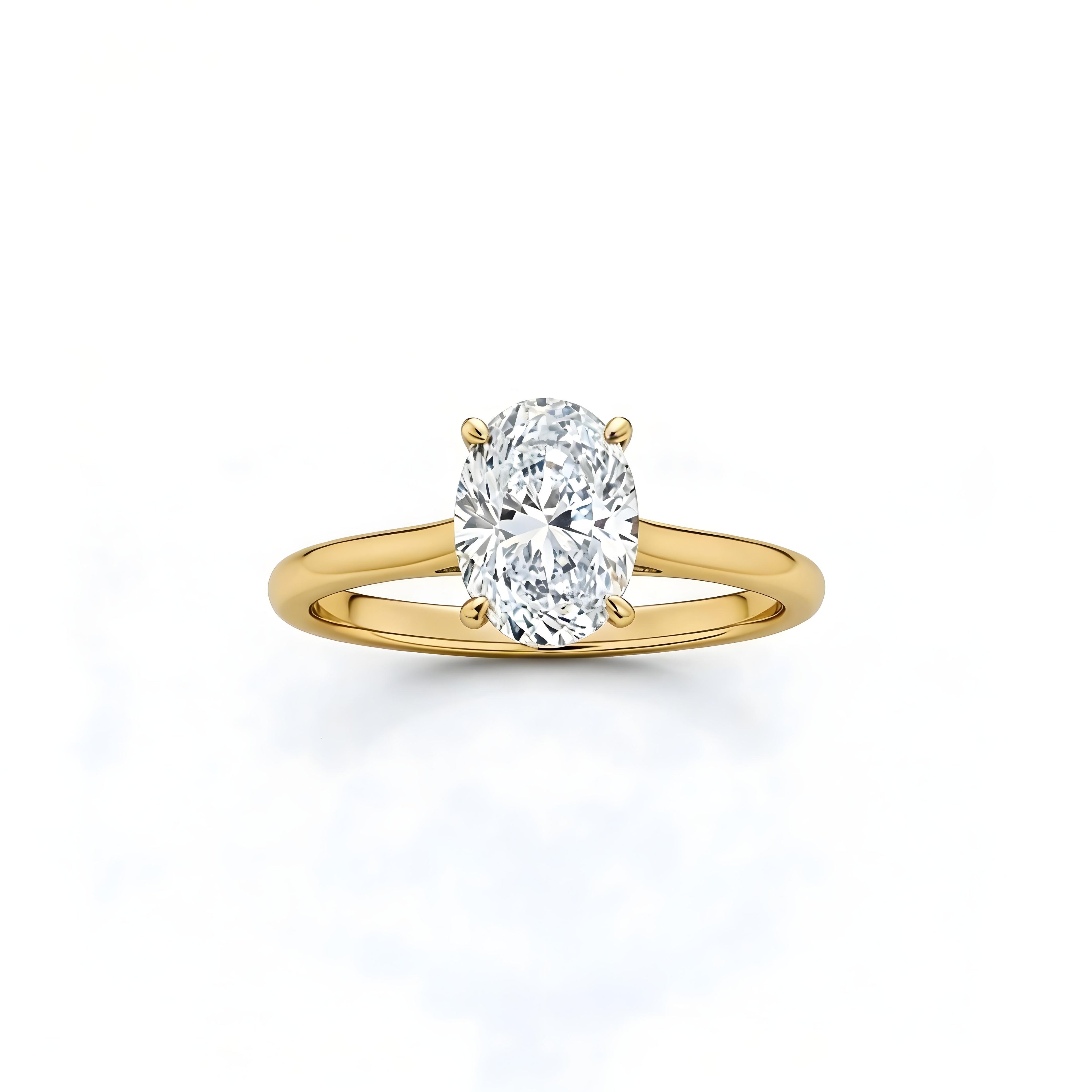 Diamantring Ovalis