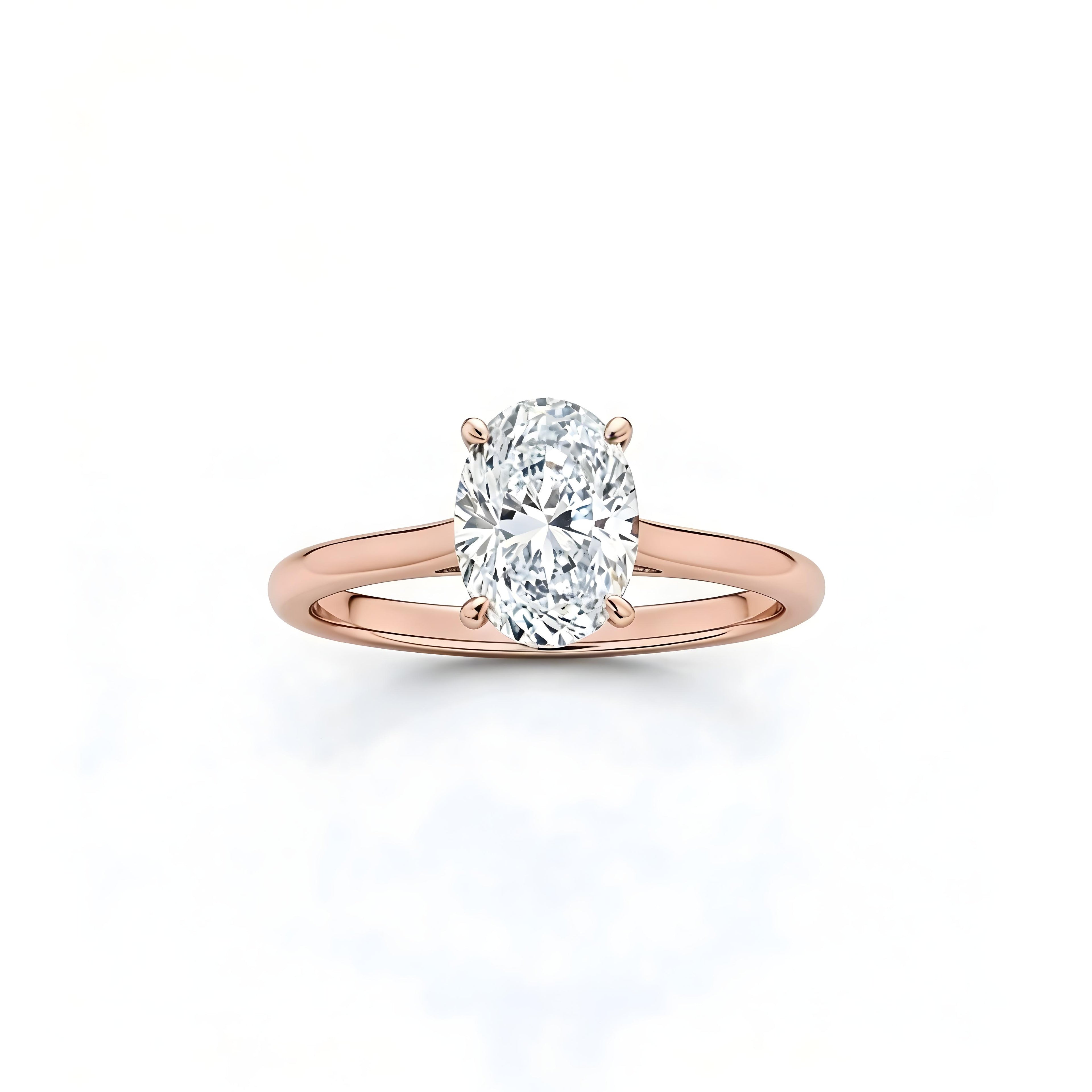 Diamantring Ovalis