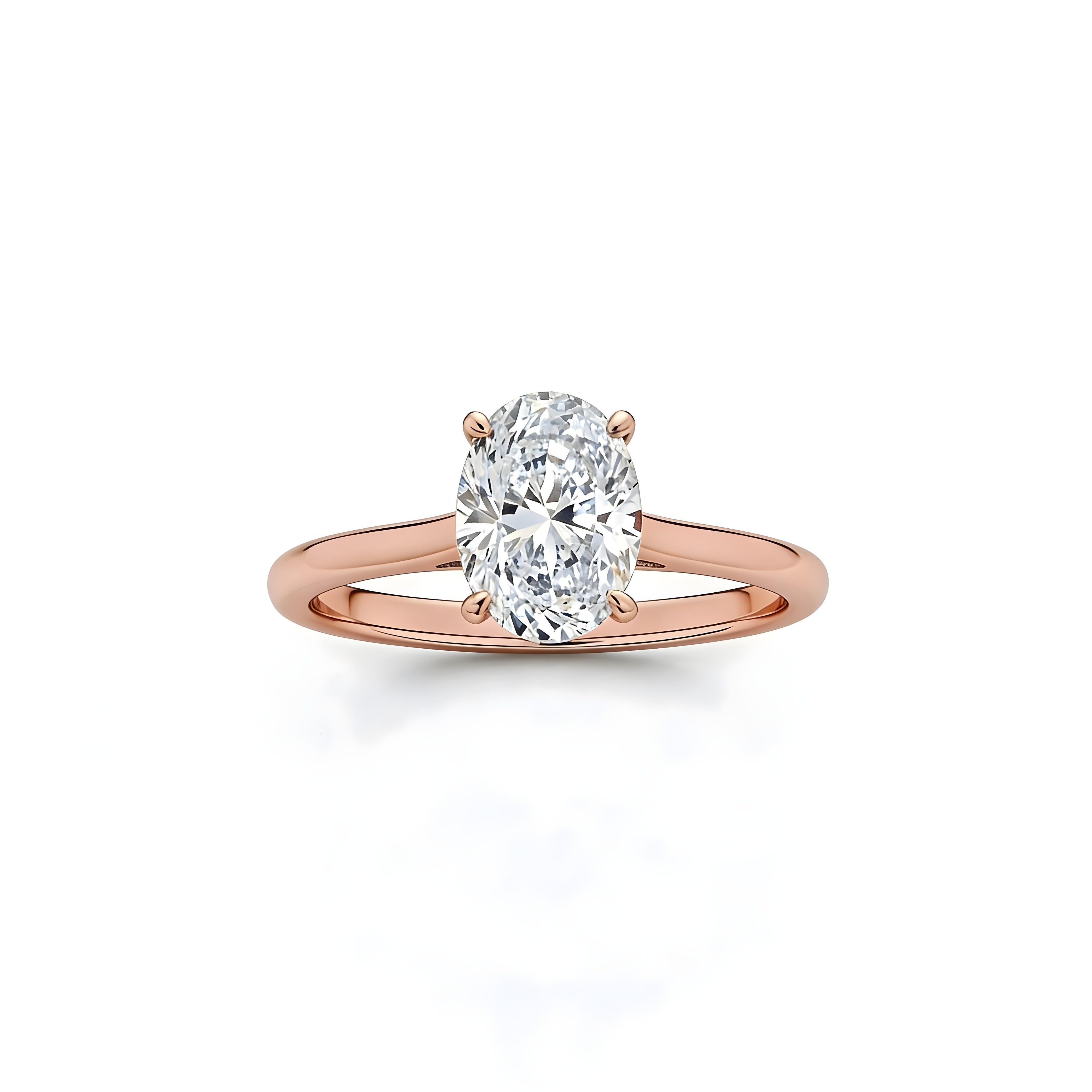 Diamantring Ovalis