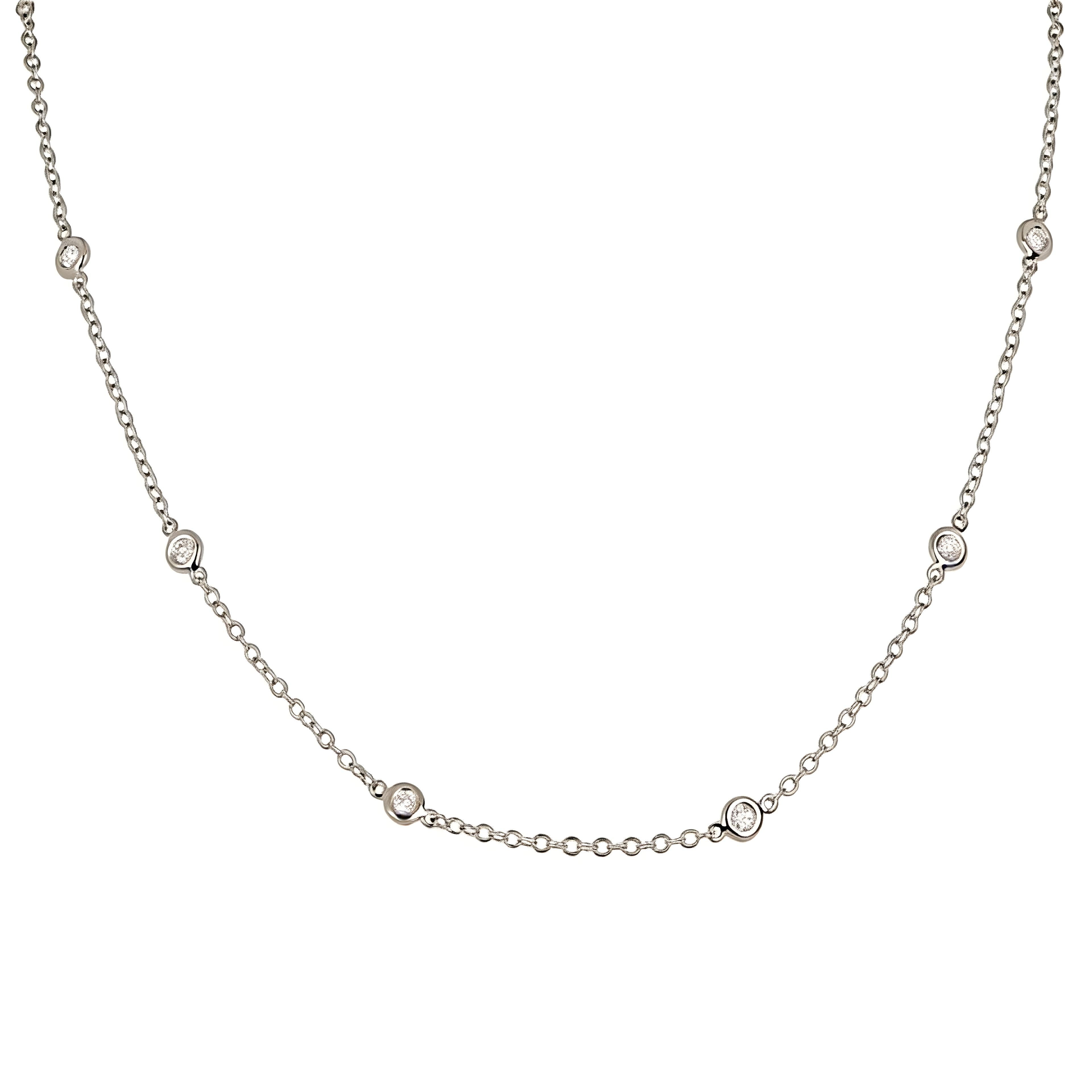 COLLIER SORA WEIßGOLD